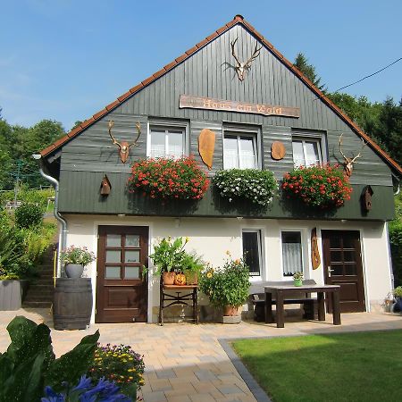 Ferienhaus Haus Am Wald Stolberg i. Harz Exteriér fotografie